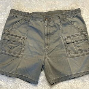 MENS CARGO SHORTS SILVER 42